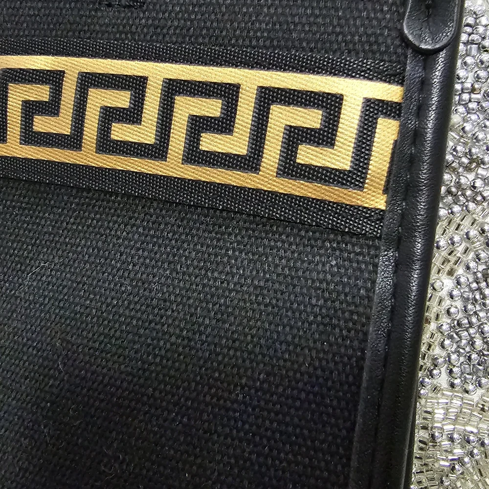 Versace Black and Gold Women's Bag - Picture 5 of 9